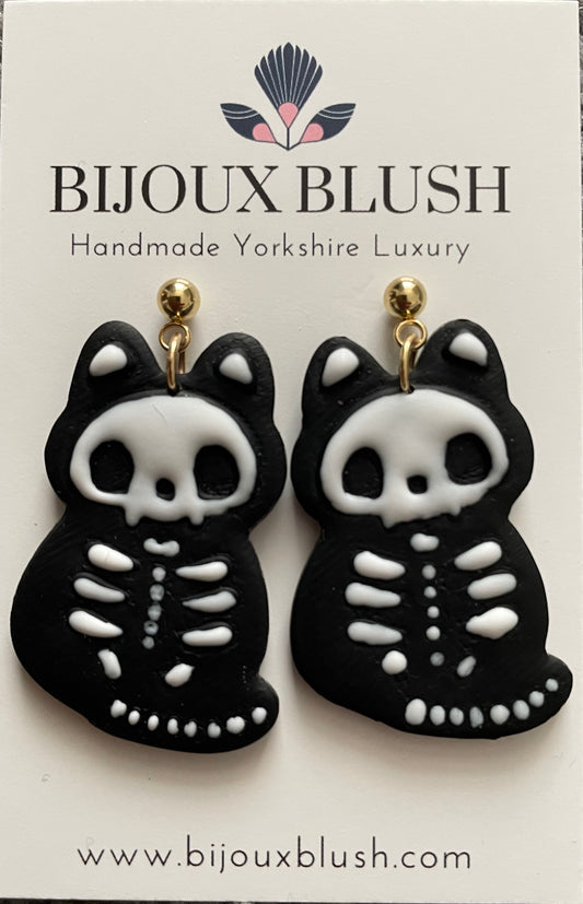 Spooky Cat Halloween dangles